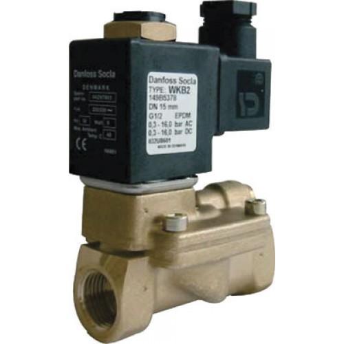 ELECTROVANNE NORMALEMENT FERMÉE WKB FEMELLE / FEMELLE - FILETAGE 20/27 SOCLA