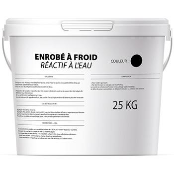 Enrobé à froid noir réactif à l'eau - 25 kg - Prêt à l'emploi - Remise en circulation rapide_0