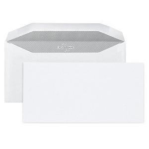 ENVELOPPE COMMERCIALE VÉLIN EXTRA-BLANC MÉCANISABLE GOMMÉE AVEC FENÊTRE 80 G/M² DL2 - 114X229 MM RAJA