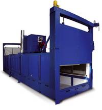 Four continu au gaz pour séchage de moules - traitement thermique par revenu - DT12400/02_0