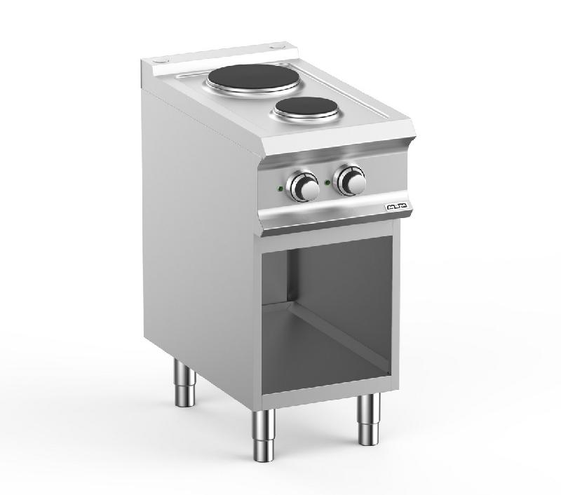 Fourneau professionnel electrique 2 plaque 1,5 kw et 2,6 kw sur sou... - PPR74A_0