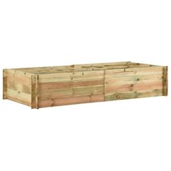 Helloshop26 - Jardinière pour légumes bois de pin imprégné 197 x 100 x 40 cm 02_0000838 - 3000071711536_0