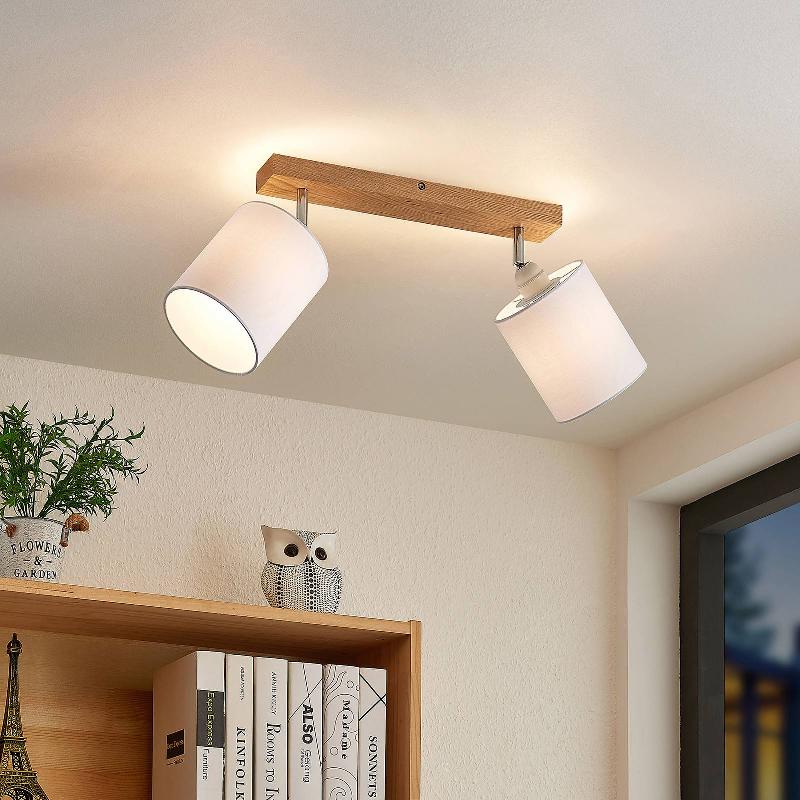 LINDBY IMARIN SPOT POUR PLAFOND, 2 LAMPES, BLANC