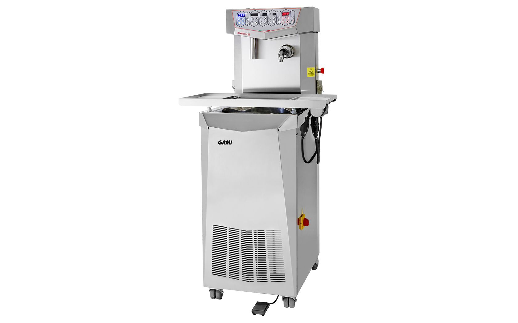 Machine tempéreuse Diva25-2i - Gami Chocolate Equipment - capacité cuve 25 kg - 90 kg/h - acier inoxydable AISI 304_0
