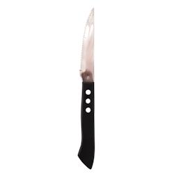 METRO PROFESSIONAL Couteau à steak/pizza, acier inoxydable 13/0 / plastique ABS, 8 pièces - noir inox 4337182226697_0