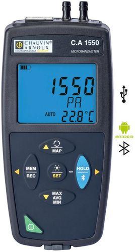 Micromanomètre portable différentiel - +-2450pa - 0.1pa - enregistreur - usb, bluetoo - CARCA1550_0
