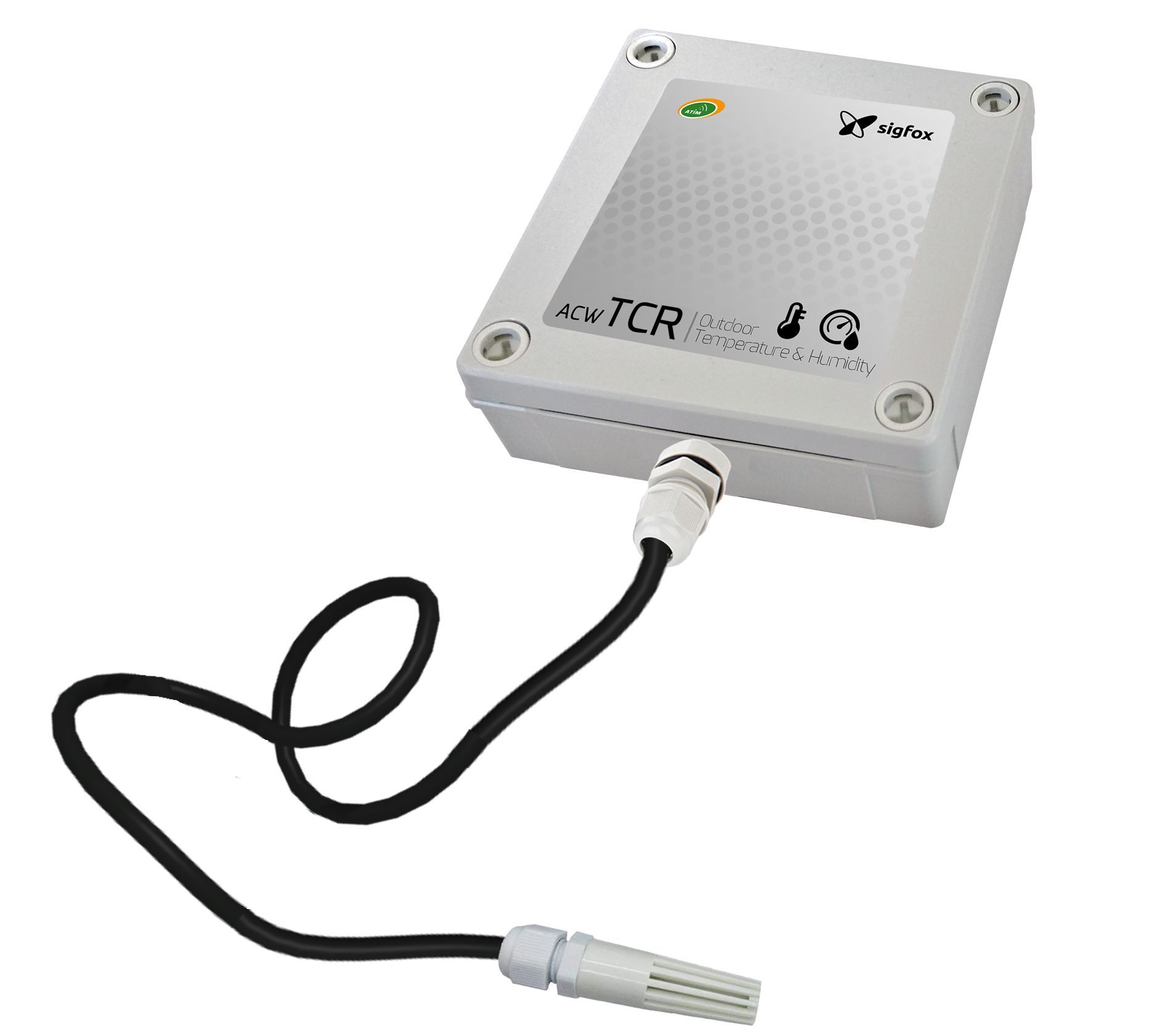 Modem radio ACW/SF8-TCR - Capteur de température et humidité par sonde déportée - Réseau Sigfox - IP66_0