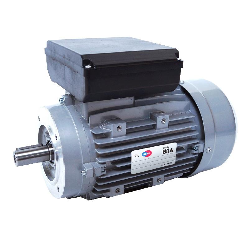 Moteur électrique Monophasé 220v 0.18 Kw 1500 Tr/min Condensateur Permanent - Mmp63g4b14 Bride B14 - Bobinage Cuivre_0