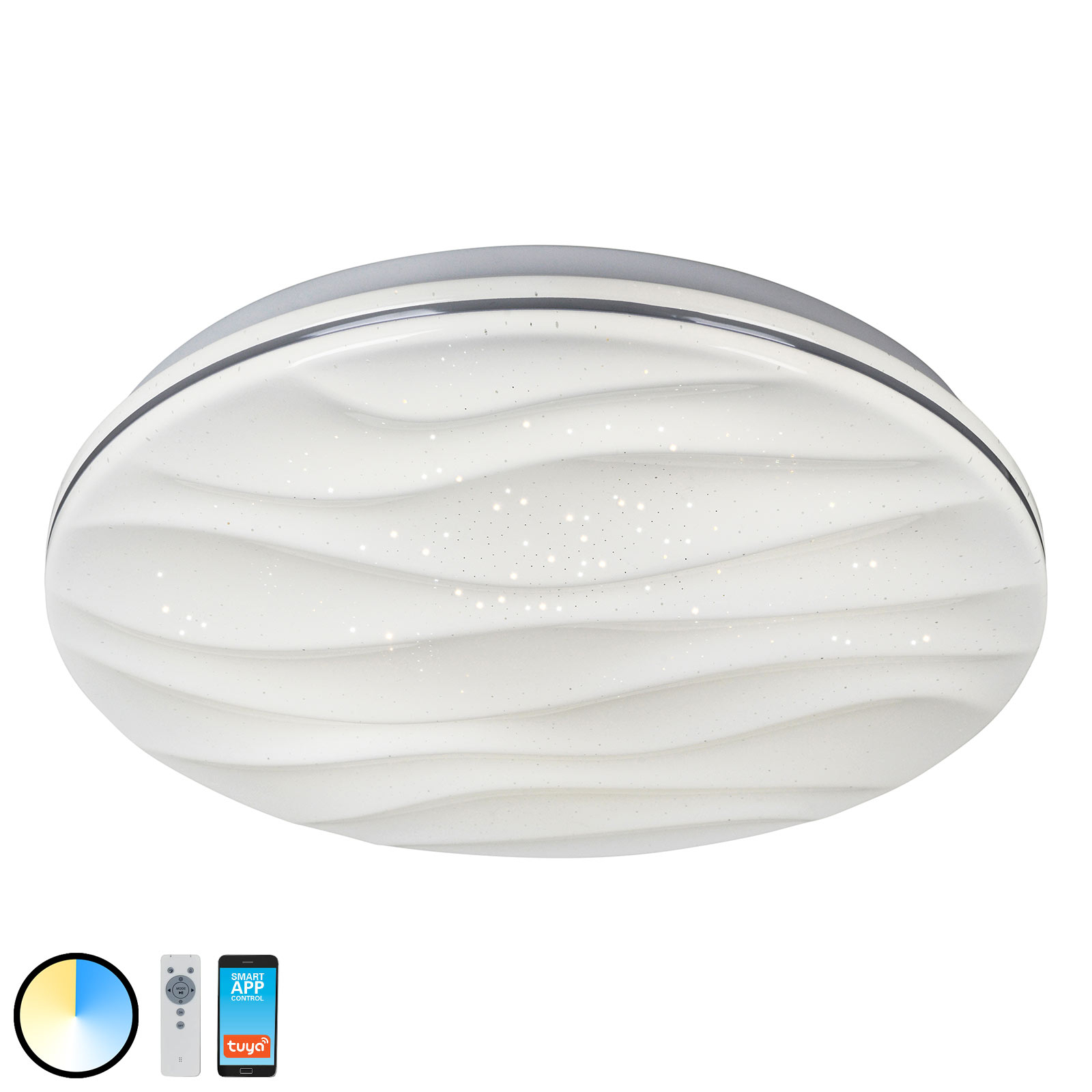 NÄVE PLAFONNIER LED AUSTIN AVEC COMMANDE VIA APPLI