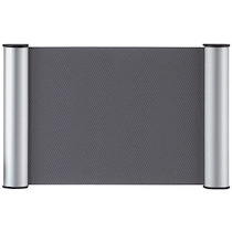 PLAQUE DE PORTE CLIP, 180 X 115 MM - A6, ARGENT