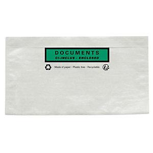 POCHETTE PORTE-DOCUMENTS IMPRIMÉE EN PAPIER 228 X 165 MM RAJA