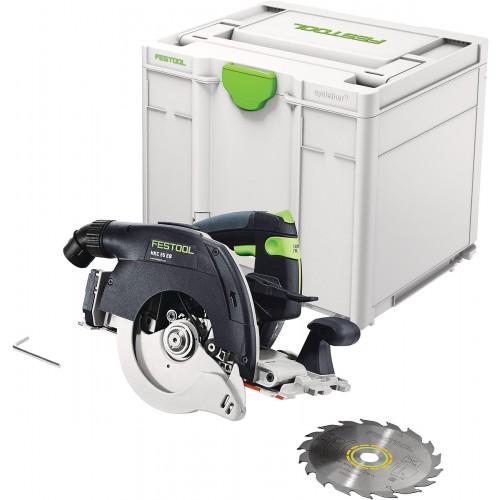 SCIE CIRCULAIRE À CAPOT BASCULANT SANS FIL HKC 55 EB-BASIC - MACHINE NUE FESTOOL
