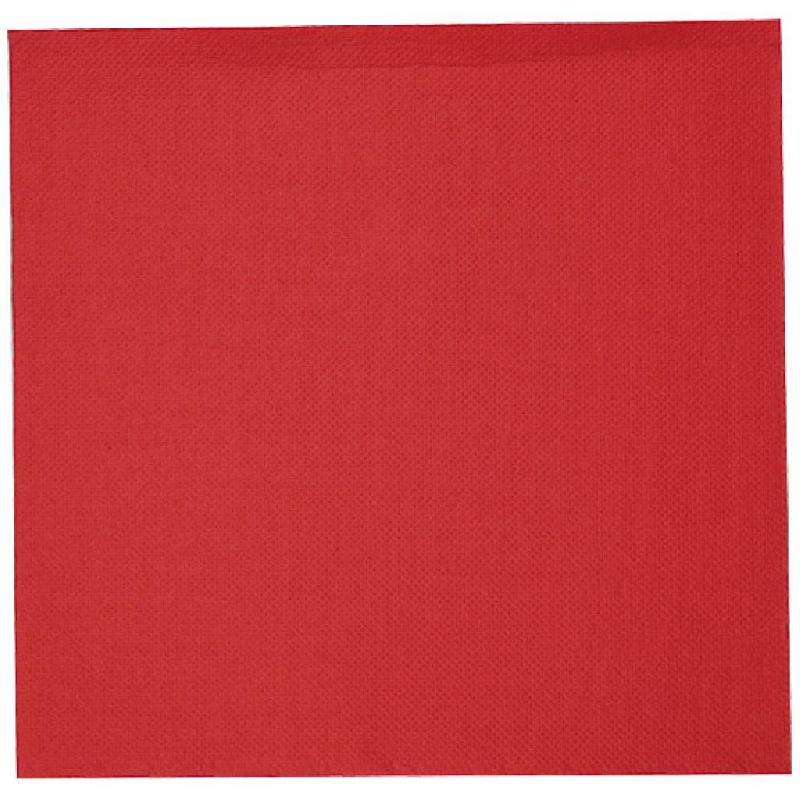 SERVIETTE DOUBLE POINT ROUGE 38X38 CM *** X 1200 FIRPLAST