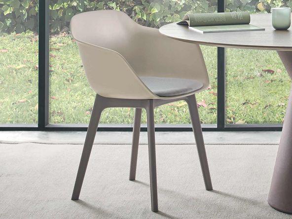 Lot de 2 chaises empilables Outdoor Taia en polypropylène - 13 coloris disponibles_0