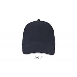 Sol's - Casquette tricolore unisexe LONGCHAMP Bleu Marine Taille Unique - Taille unique bleu 3660731281337_0