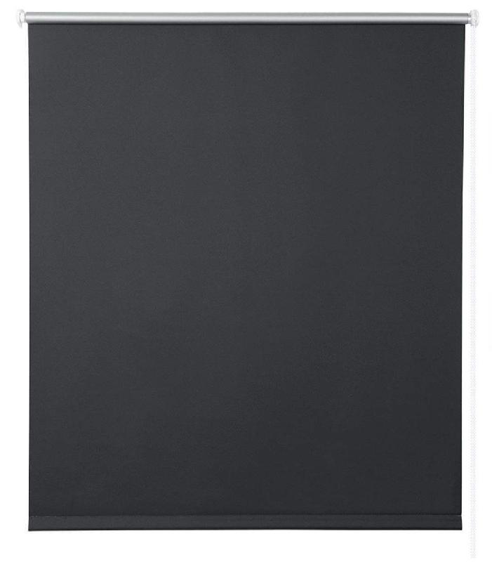 Store enrouleur occultant - polyester - montage rapide sans perçage - fenêtres et portes 40x160 cm - anthracite - 19_0000892_0