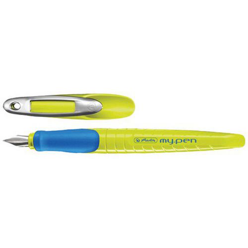 STYLO PLUME MY.PEN PLUME: L VERT / BLEU