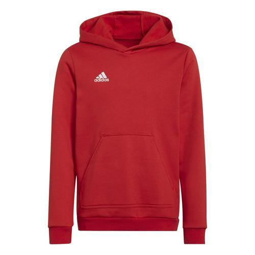 SWEAT CAPUCHE ENFANT- ADIDAS - ENTRADA 22 ROUGE