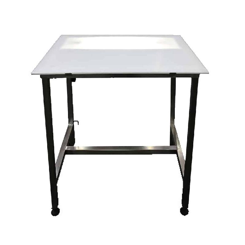 Table de filetage avec tube fluorescent 36 W, en inox AISI 304_0