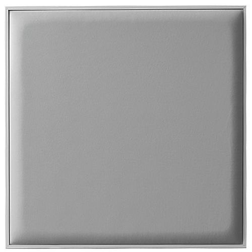 TABLEAU ACOUSTIQUE LIGNE M CADRE ALU 780X780 MM GRIS