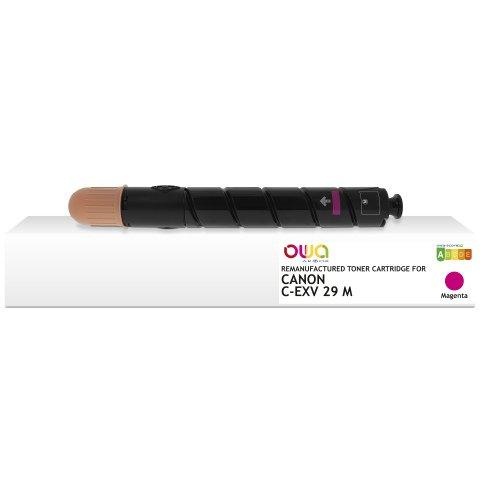 TONER REMANUFACTURÉ OWA - STANDARD - MAGENTA - POUR CANON C-EXV29M - TONER COMPATIBLE