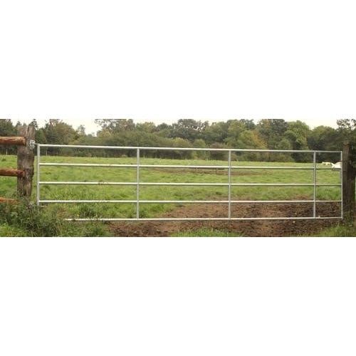 015441 - Barrière agricole herbage 4 à 5 m - 5 lisses diamètre 40 - FIAV_0