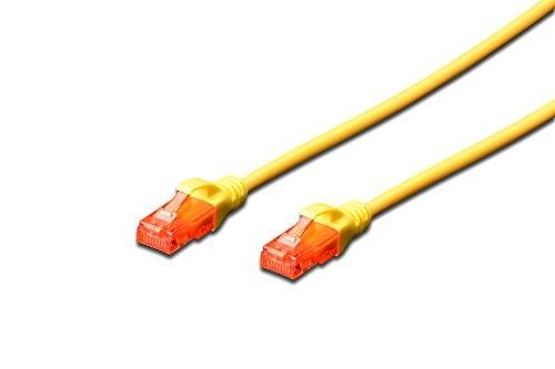 DIGITUS 0.5M CAT6 UTP 0.5M CAT6 U/UTP (UTP) JAUNE - CÂBLES DE RÉSEAU (_0