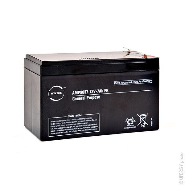 BATTERIE PLOMB AGM NX 7-12 GENERAL PURPOSE FR 12V 7AH F4.8_0