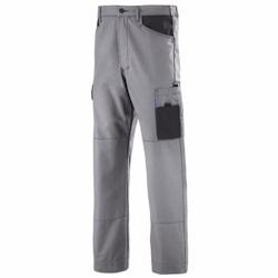 Cepovett - Pantalon de travail Polyester majoritaire FACITY Gris Clair / Noir Taille 3XL - XXXL gris 3603622143727_0