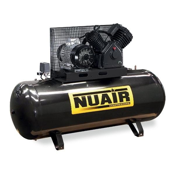 Compresseur à piston marche lente NUAIR 500 litres - 7.5 CV - SKB 26 avec tête fonte cylindre en V_0