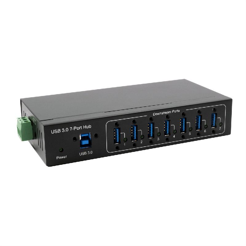Exsys ex-11227hmvs hub métal 7 ports usb 3.2 gen 1 via vl811+ chipset_0
