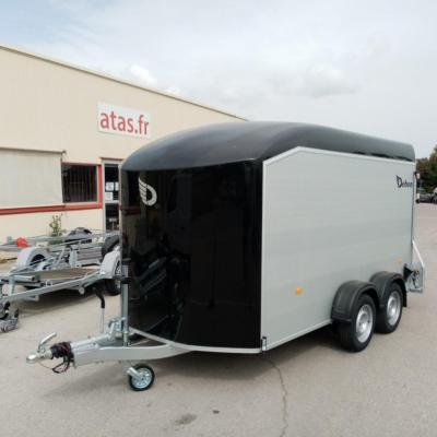 Fourgon Roadster C700 noir - Dimensions 376x180x200 cm - 2600 kg - Porte latérale_0