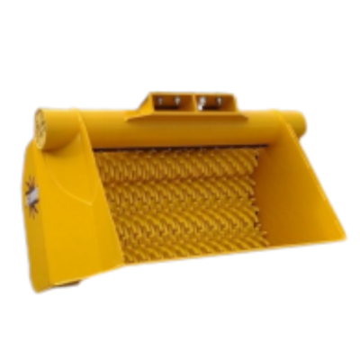 Godet cribleur 4-120 HE - 400 litres - pour porteurs de 7 à 10 tonnes et chargeuses de 6 à 8 tonnes_0