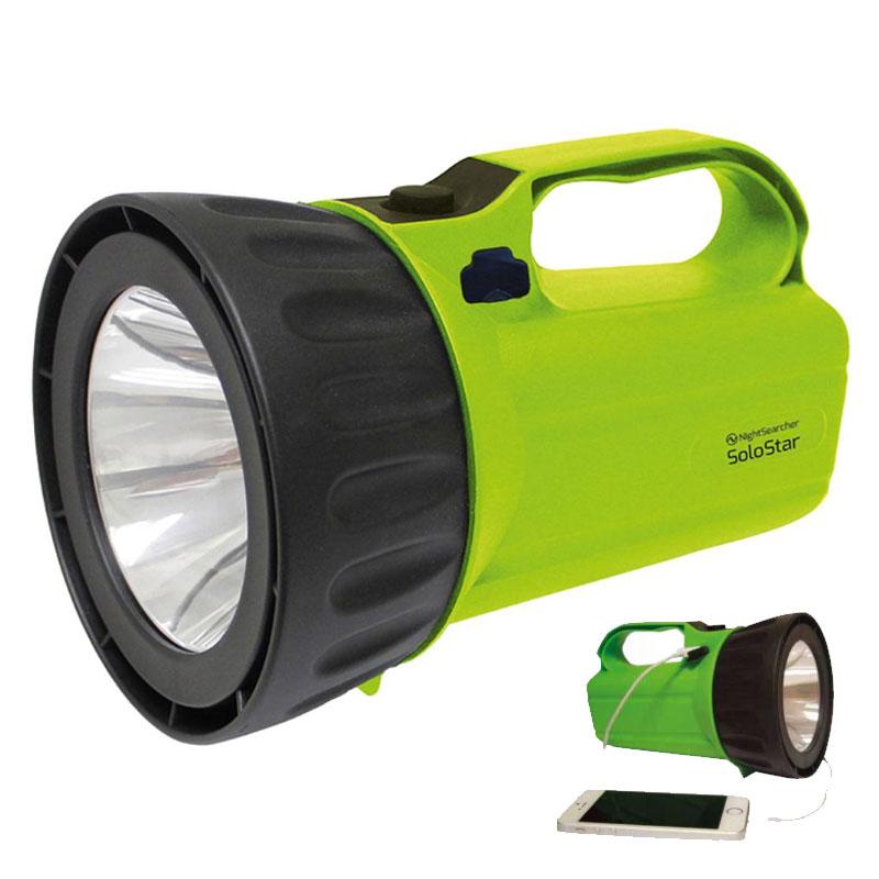 Lampe torche LED SoloStar 450lm - portée 500m - rechargeable - NightSearcher_0