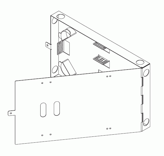 LOGEMENT DE STOCKAGE, FIXATION MURALE (WCH-SSH)