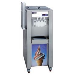 Machine soft ice-cream  2 parfums + panaché  30 kg/h  condenseur à air   dsm/2-30a(230v/3)60h_0