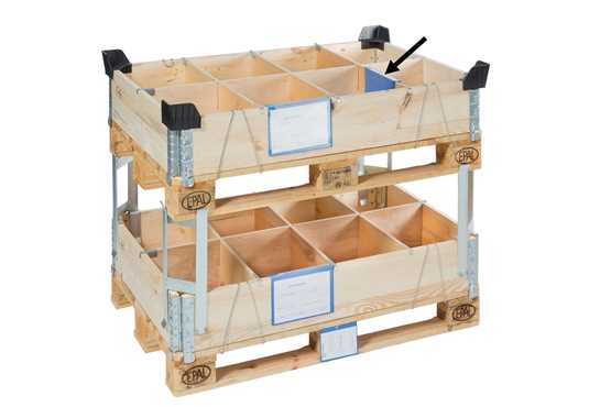 Porte étiquette pour séparateur de réhausse pliante - 5901028_0