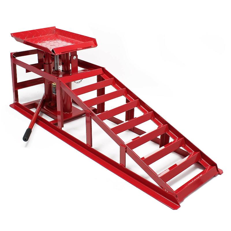 RAMPE DE LEVAGE JACKS HYDRAULIQUES 2000 KG RÉGLABLE EN HAUTEUR 16_0002913_0