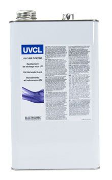 Uvcl04le - vernis de tropicalisation a réticulation uv - electrolube - 4 litres - mono-composant_0