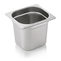 Bac GN 1/6 en Acier au nickel-chrome 2,4 L H 150 mm Was Germany - multi-matériau 7016 150_0