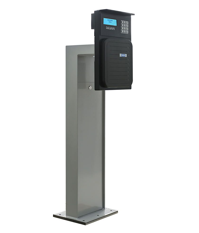 Zlcd2 - borne de paiement parking - hub parking - avec lecteur de proximité et/ou de code-barres_0