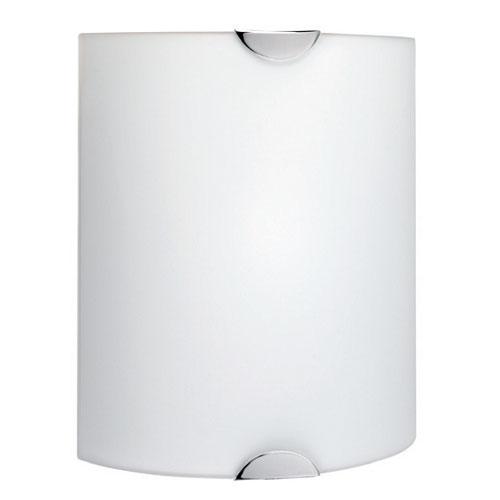 Applique fixe 230V - Acier/Verre satiné - Finition dépolie Amira - Classe I IP20 IK02_0