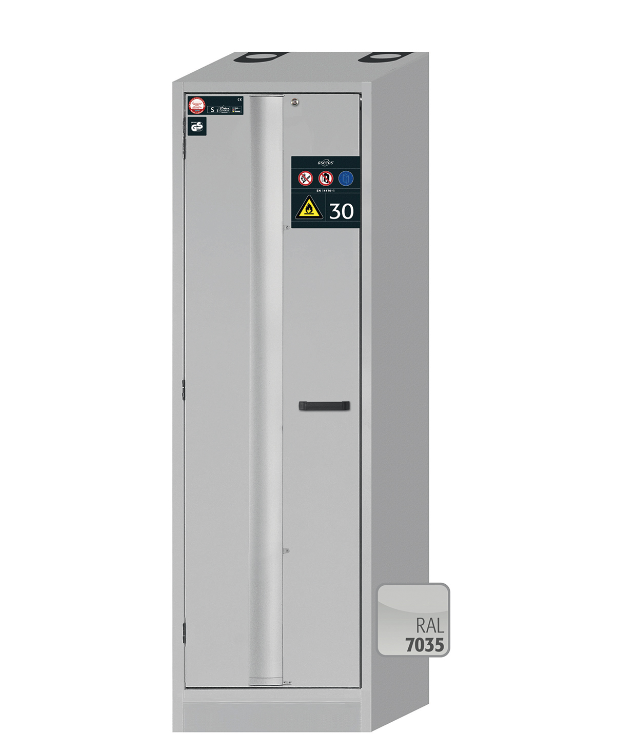Armoire de sécurité S-PHOENIX-30 modèle S30.197.060.FDAS - Réf 30297-001-30303 - Type 30 avec portes pliables et équipements intérieurs conformes NF EN 14470-1_0
