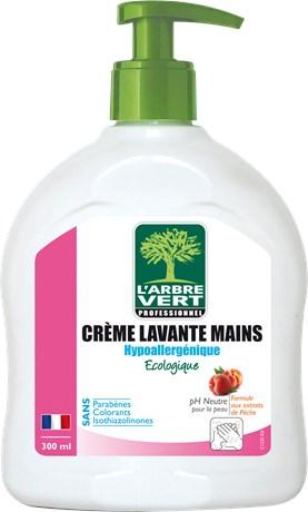 CRÈME LAVANTE MAINS HYPOALLERGÉNIQUE PÊCHE L'ARBRE VERT 300 ML