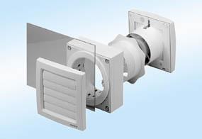 Grille extérieure de ventilation - Maico FE 100 avec volet automatique ou fixe - ECA 100_0
