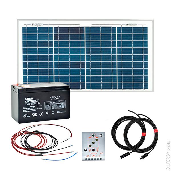 KIT SOLAIRE AUTONOME XS 12V 30WC (30WH/JOUR EN MOYENNE)_0