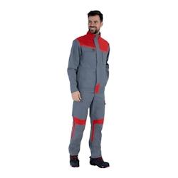 Lafont - Blouson de travail GRENAT Gris / Rouge Taille M - M gris 3609705716055_0
