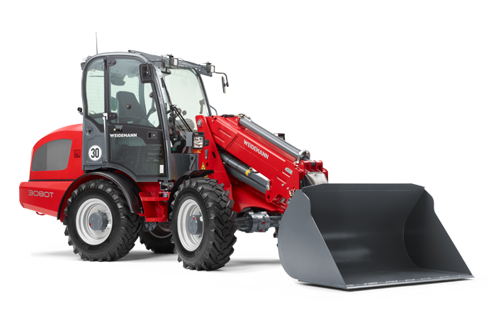 Mini-chargeuse télescopique 5.4t - Weidemann 3080t - haute hauteur de levage et portée améliorée_0