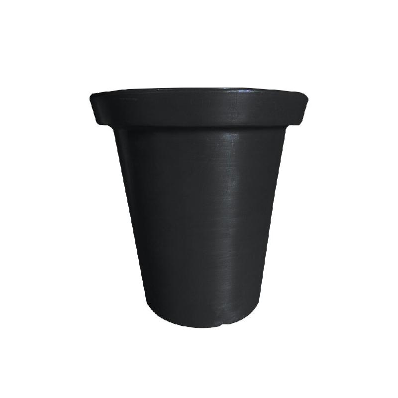 PLAST'UP ROTOMOULAGE Pot de fleurs rond xxl delight 760l - NOIR - noir 0669014882806_0
