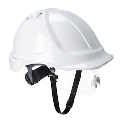 Portwest - Casque de sécurité ENDURANCE VISOR Blanc Taille Unique - Taille unique blanc 5036108171873_0